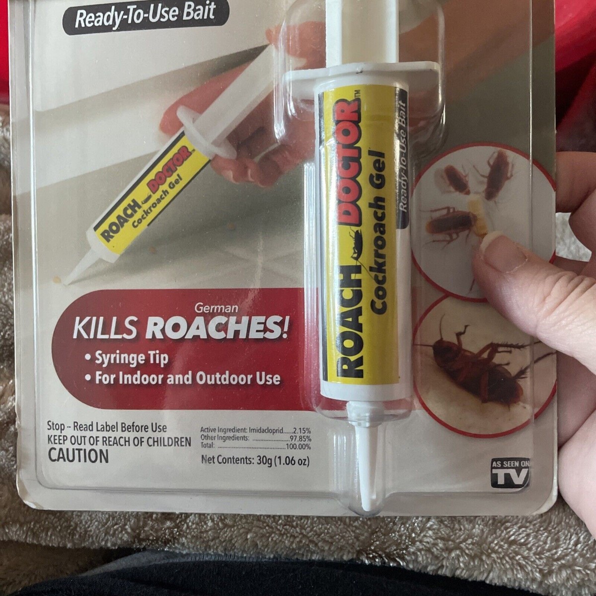 1STEP Combo Pack Roach Killer Gel 35g/syringe + 5 Cockroach Bait