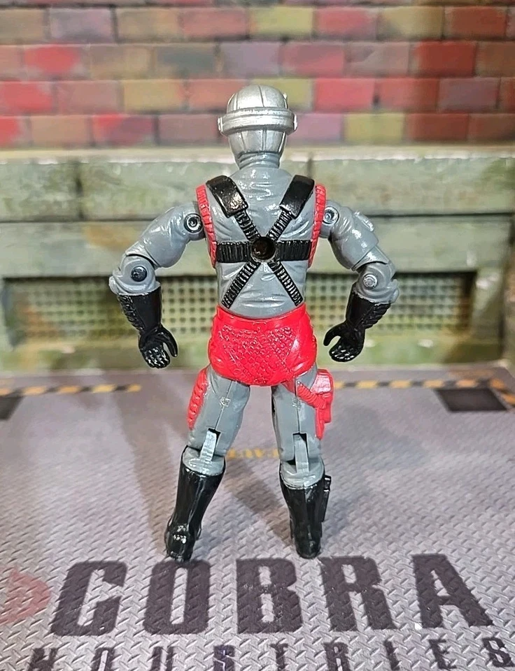 GI JOE ~ 1990 VAPOR ~  UNCRACKED ELBOWS ~ HURRICANE VTOL PILOT - Image 3 of 4