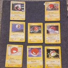 Pokémon TCG Voltorb, Electrode, Lt. Surge's Voltorb Lot - 67/102, 69/82, 8 Cards