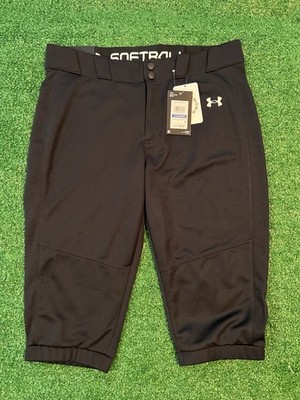 Under Armour Girls Softball Baseball Pants - Black  #1375667 Size Youth  XL