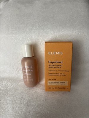 Elemis Superfood Glow Priming Moisturiser Brightens Hydrates 60ml Cream