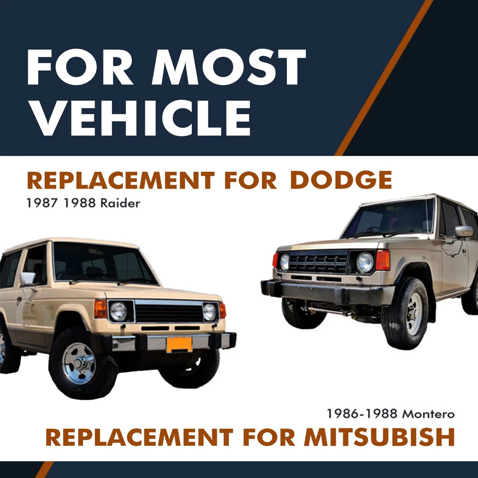 Juego de 4 Amortiguadores de dirección delantera-amortiguadores traseros para Dodge Raider 1987 1988 4x4 Foto 2 de 4