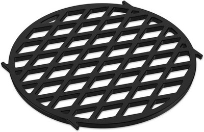 Round Cooking Grate Porcelain-Enameled Cast-Iron For 22.5'' Weber Charcoal Grills
