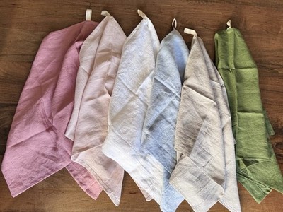 100% Linen OEKO-TEX STANDARD 100 Certified Kitchen /Tea Towel Bakery 19*36 In