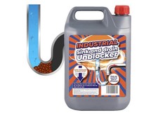 5 Litre Heavy Duty Sink&Drain Unblocker Strong Liquid Plug Hole Toilet Cleaner 5.34 per litre