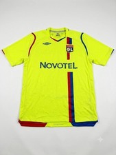 Vintage Olympique Lyonnais 2007/08 Away Football Shirt Umbro Novotel Jersey XL 