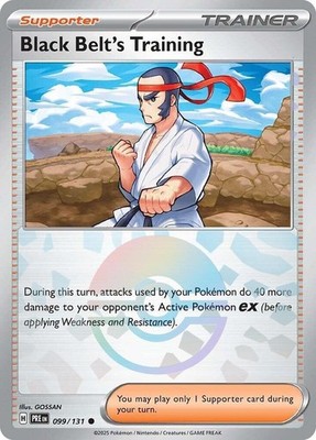 Black Belt's Training -  (Poke Ball Pattern) Common SV: Prismatic Evolutions 099