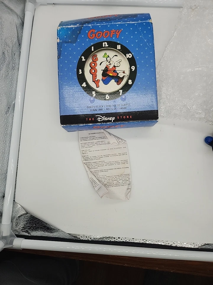 "Reloj vintage de 5,5"" Disney Goofy retroceso años 90 funcionando probado" Foto 3 de 4