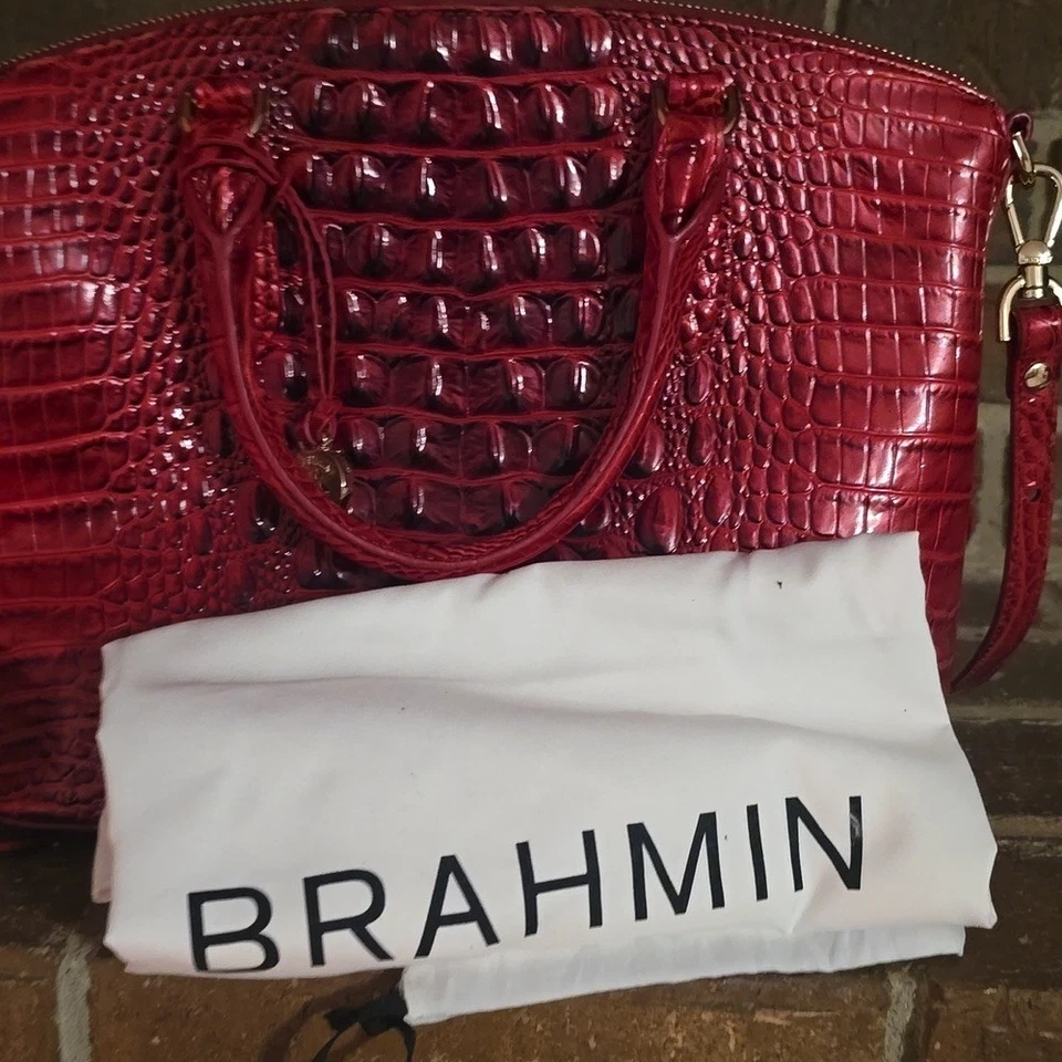 CARTERA GRANDE DUXBURY BRAHMIN ROJO RADIANTE Foto 4 de 4