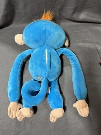 2018 FINGERLINGS HUGS PLUSH MONKEY BORIS BLUE SENSORY TOY INTERACTIVE WOWWEE