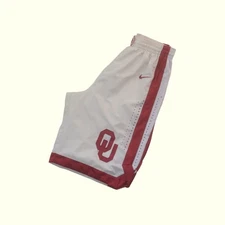 NIKE NCAA VTG Y2K SOONER OKLAHOMA BASKETBALL ACTIVE SPORT 13" SHORTS 2011 SZ M