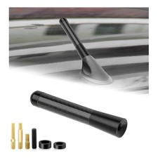 Black 3.15 Short Car Antenna Carbon Fiber Aluminum Amfm Radio Replacement Black 3.15 Short Car Antenna Carbon Fiber Aluminum Amfm Radio Replacement