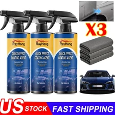 Car Coating Spray,Quick Effect Coating Agent,Car Scratch Wax Polish Spray Liquid