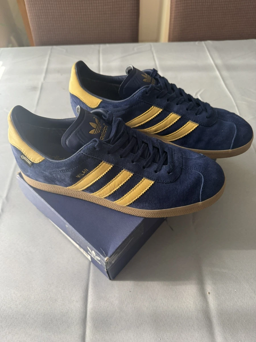 adidas gazelle silver green womens Limited edition Leicester City Champions 2016 inspired Blue / Gold Adi   Sneakcustomtrainers.com
