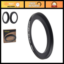 40.5mm to 49mm Camera Filter Adapter Ring for UV ND CPL Filters - Metal Step-Up