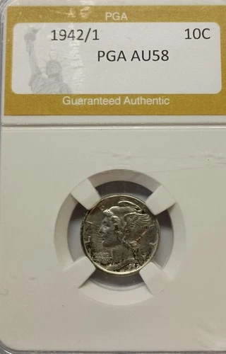 1942/1 AU Mercury Dime