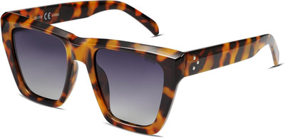 Fashion Oversized Square Cat Eye Polarized Sunglasses for Women Trendy Cateye St