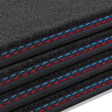 Fit BMW 3 Series E46 1998-2007 OEM Quality Velour Carpet Car Floor Mats Liners