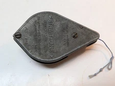 Vintage Irwin Straight Chalk Line Reel Box Ohio Plumb Bob Tool Blue Chalk 5 Inch