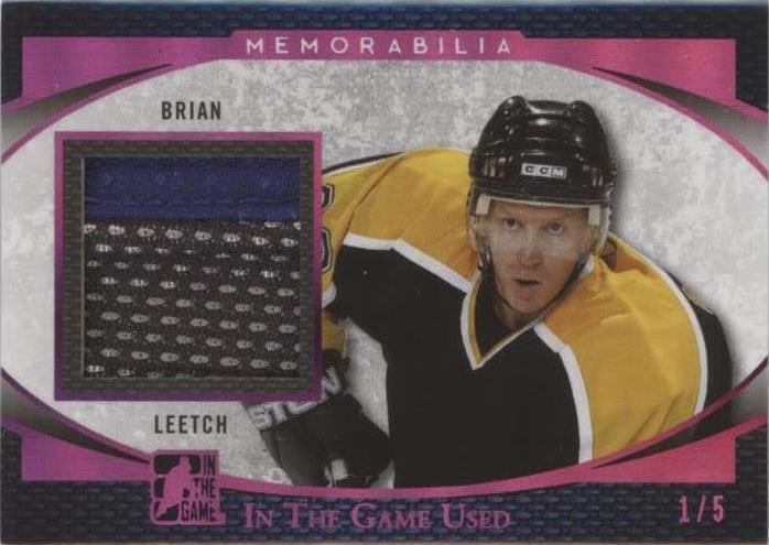 2017 Leaf In the Game Used - Brian Leetch #GU-08 - 1 of 1