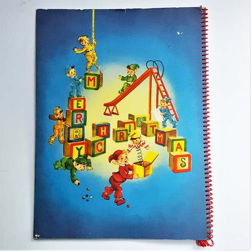 1950's VINTAGE SANTA CLAUS IN TOYLAND & STORYLAND POP UP BOOKS HARRY DOEHLA CO. - Picture 4 of 7