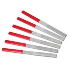 ToolTreaux 6pc Diamond Coated Flat File Set, 40 to 600 Grit