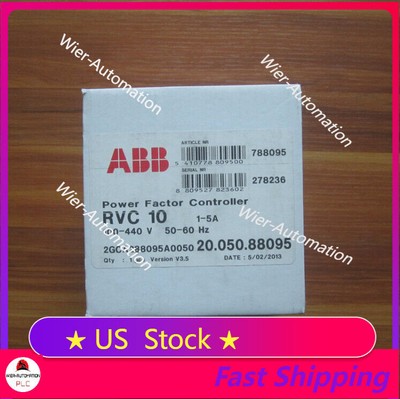 1PCS New ABB RVC-10 RVC10-1/5A Power Factor Controller In Box Free Ship *BA