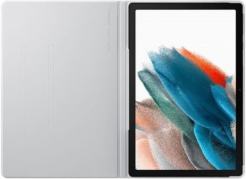 Coque Samsung Galaxy Tab A8 Book Cover Officielle Tablette Samsung Argent - Photo 6/7