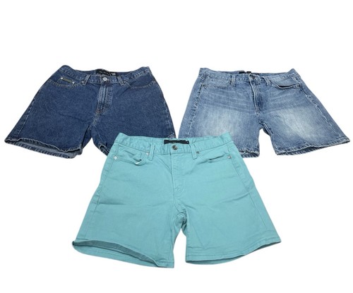 Lot Of 6 Calvin Klein Tommy Hilfiger Jean Shorts Skirts Size 8/10 Waist 30” - Picture 4 of 15