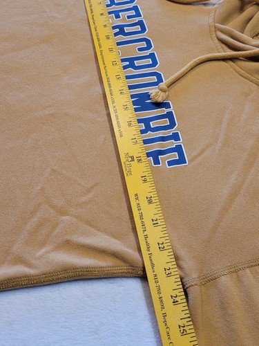 Abercrombie & Fitch Hoodie Womens XSMALL Yellow Pullover Cropped Long Sleeve - Picture 8 of 16