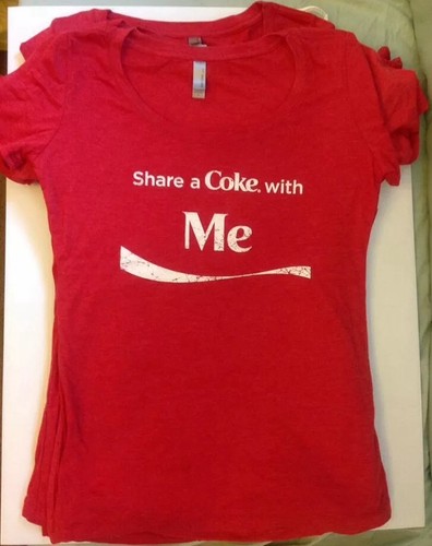 Coca Cola Ladies Women's Large T-shirt 