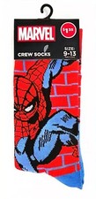 Marvel Spider-Man Adult Unisex Crew Socks Spiderman