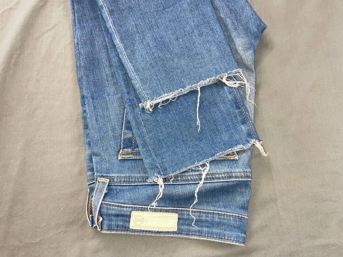 AG 'The Stilt Roll-Up' Cigarette Leg Lightweight Stretch Denim Jeans. 26,  GUC!!