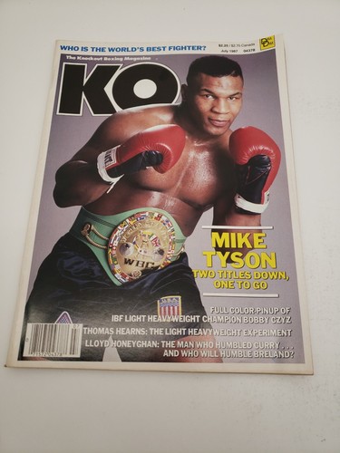 Mike Tyson On Cover - The Knockout Boxing Magazine - Newsstand, No Label-1987 - Imagen 2 de 8