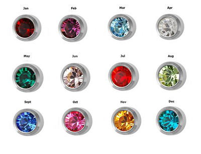 Birthstone Option Mini Surgical Stainless Steel Ear Piercing