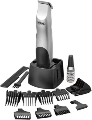 Wahl Clippers Beard Hair Moustache Cordless Battery Trimmer Grooming Set