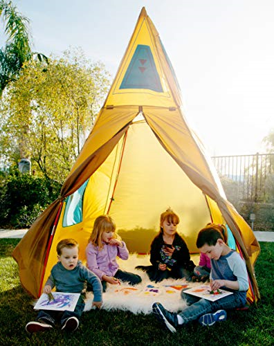 "Pacific Play Tents tenda a teepee gigante per bambini - 60"" x 60"" x 96" - Foto 2 di 8