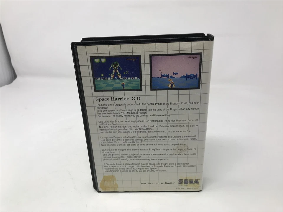 Artwork ONLY ! - Space Harrier 3-D - Sega Master System - NO BOX NO GAME - Image 2 of 3