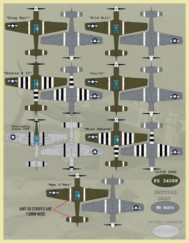 1/48 Furball Farben und Markierungen von P-51 Teil II - Bild 8 von 9