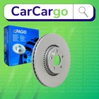 Pagid Vented Front Brake Discs Pair For Volvo V70 2.4 D5 2013-2015 316 mm