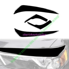 For Toyota 4Runner 10-2023 Vinyl Black Front&Rear Light Eyebrow Eyelid Strip