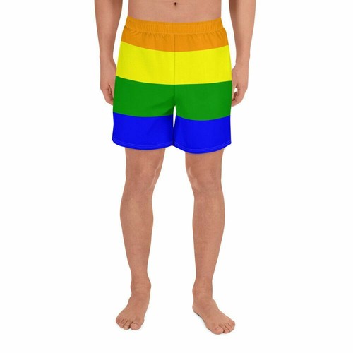 Rainbow Flag Gay Pride Men's Athletic 