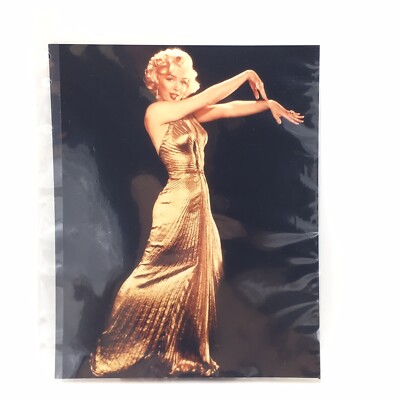 Marilyn Monroe Sensual In Gold Dress With Neckline 8x10 Picture Celebrity  Print | eBay