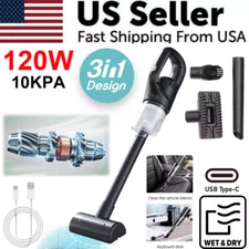 120W Cordless Handheld Vacuum Cleaner Small Mini Portable Car Auto Home Wireless
