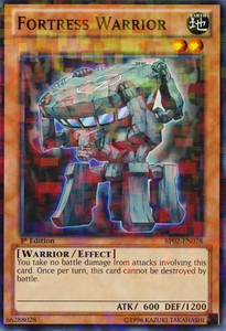 Fortress Warrior - BP02-EN078 - Mosaic Rare - 1st x3 - Lightly Played