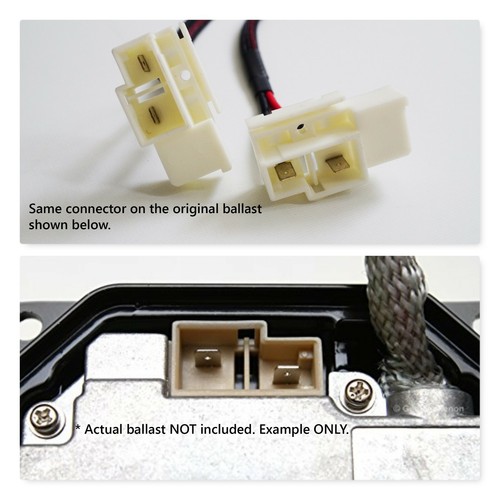 2X DENSO KOITO KDLT003 DDLT003 ballast convert harness LED HID FR-S ES350 RX BRZ - Picture 8 of 8