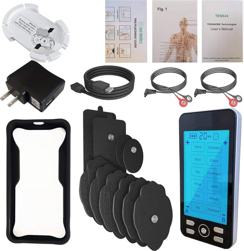 10 Almohadillas De Electrodos Para Masajes Masajeador Eléctrico Corporal Espalda - Imagen 2 de 8