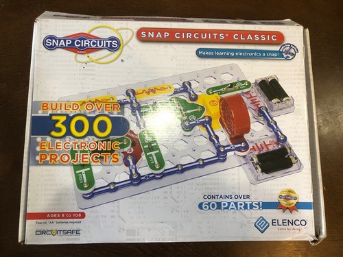 Snap Circuits Classic Over 300 Electronic Projects SC-300 2017 Elenco Complete  - Picture 1 of 5