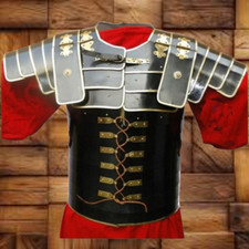 Roman Lorica Segmentata Black Anitc  Roman Legionnaire Segment Medieval Armor