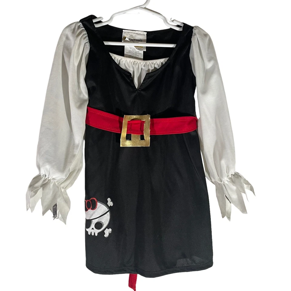 Precious Lil Pirata Disfraz Niño Pequeño Talla 3/4 Vestido Bandana Bota Prendas para el torso Halloween Foto 2 de 4